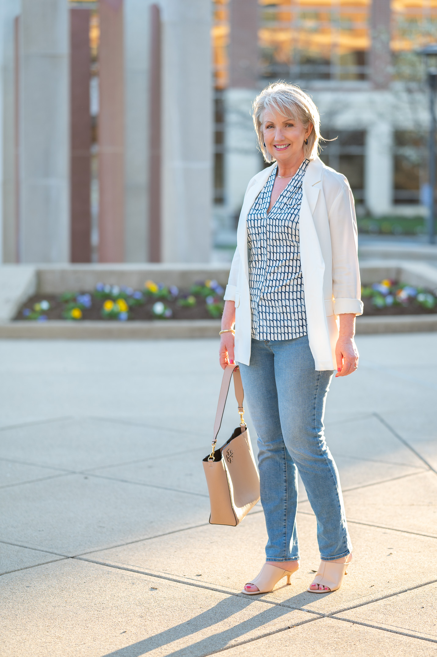 Unstructured Blazer for Spring and Summer