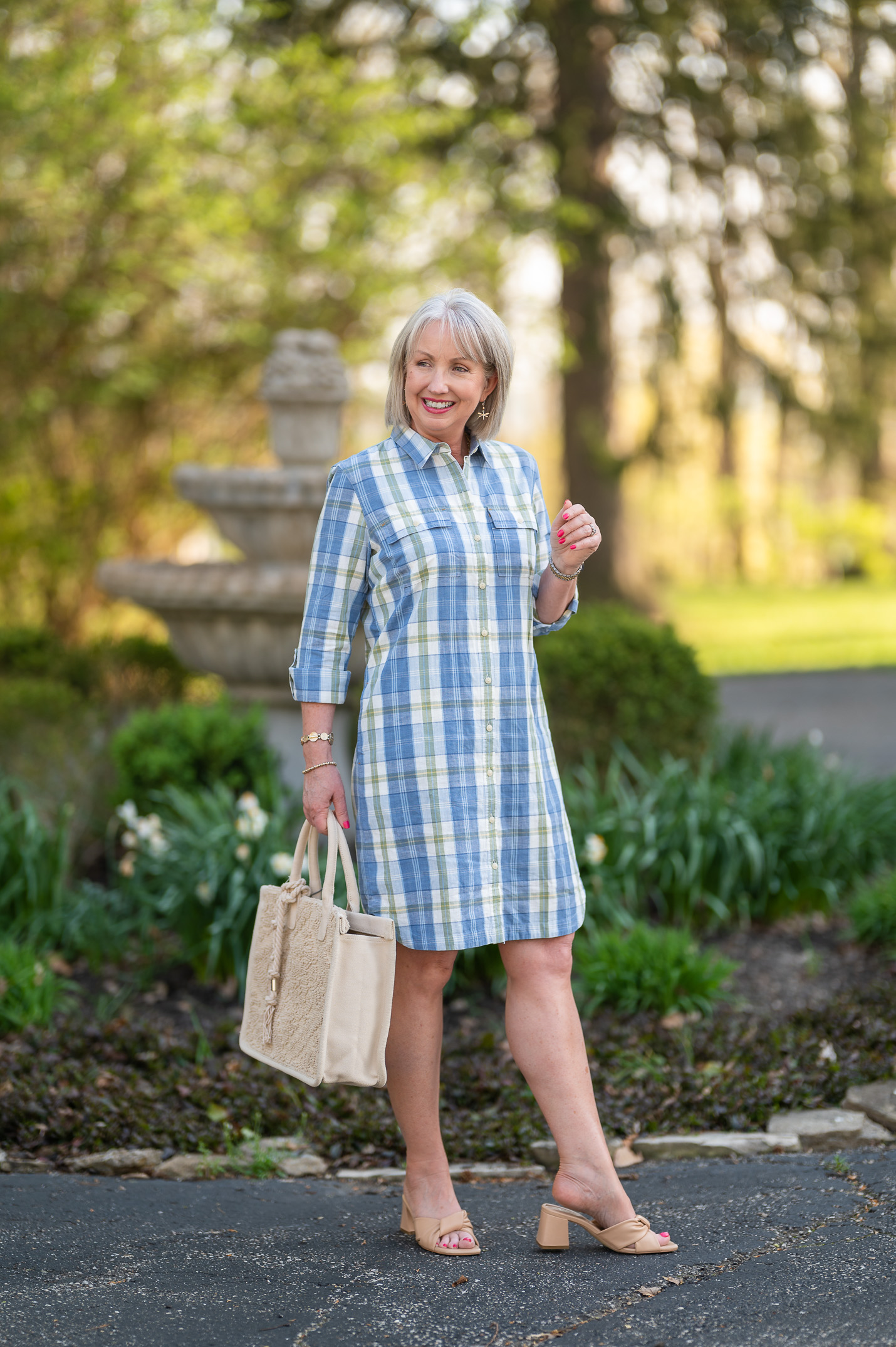 One-and-Done Outfit with a Shirtdress