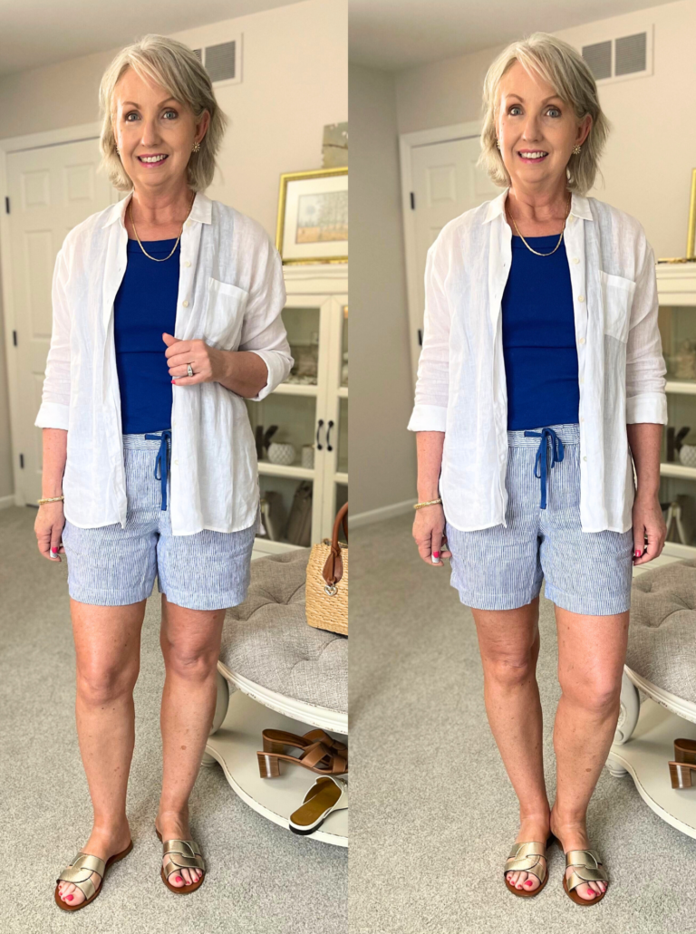 A Week Full of Linen Outfits for Summer - Dressed for My Day