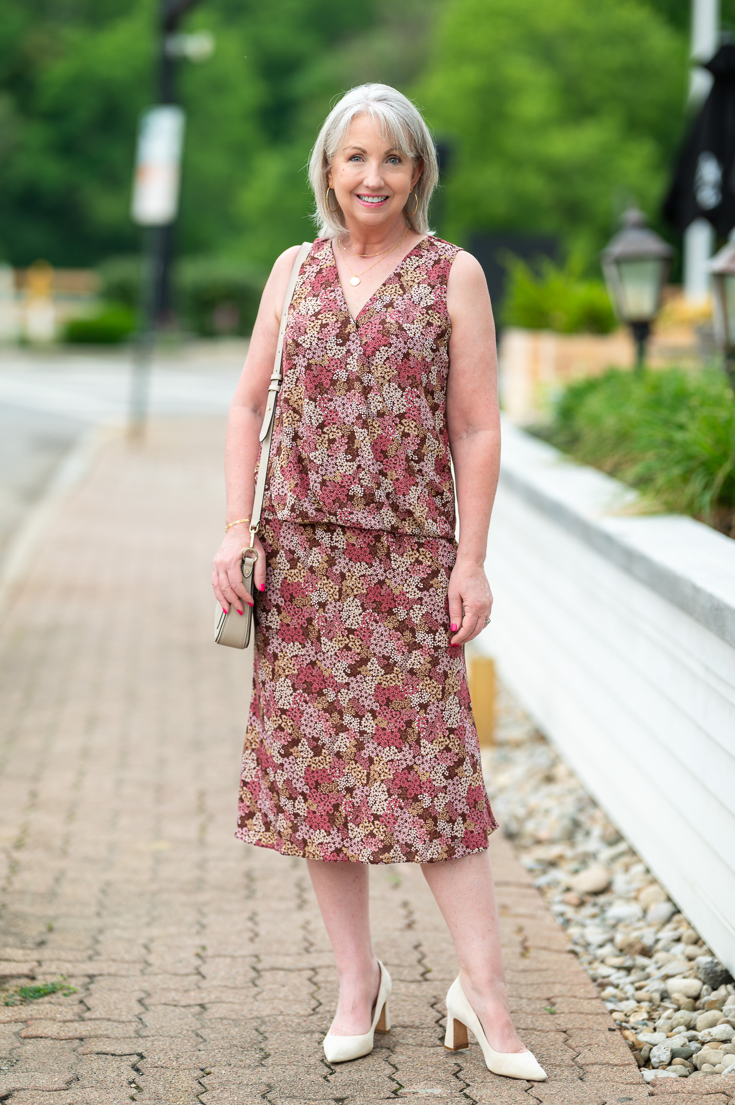 Summer-to-Fall floral Print Style 2 Ways