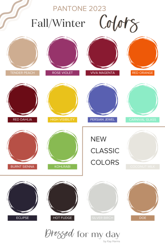 Fashion Colors of Fall/Winter 2023: Most Wearable for Women Over 50 ...