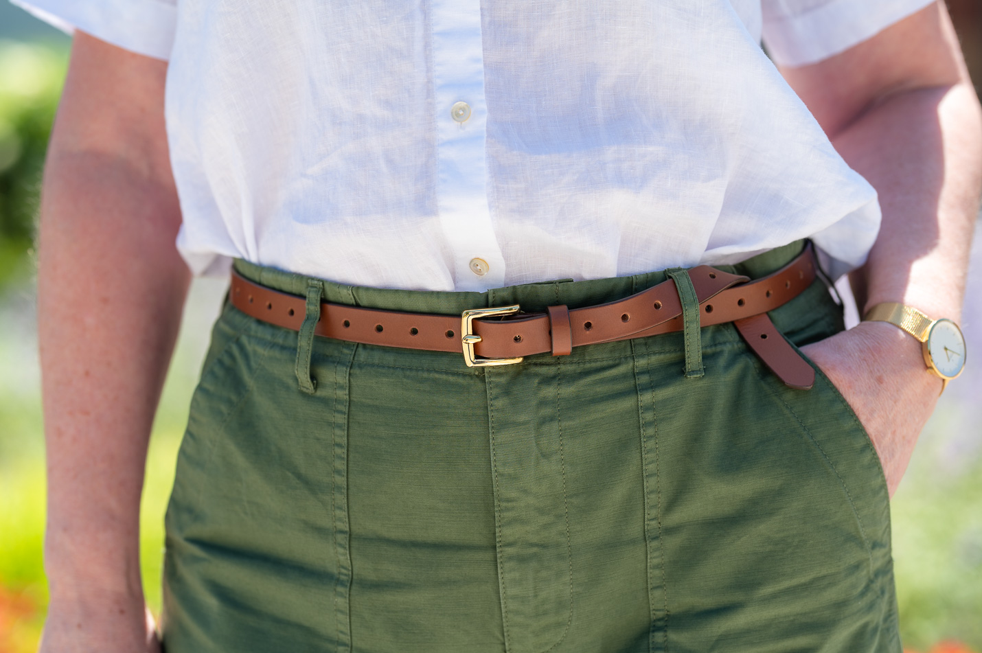 skinny belt