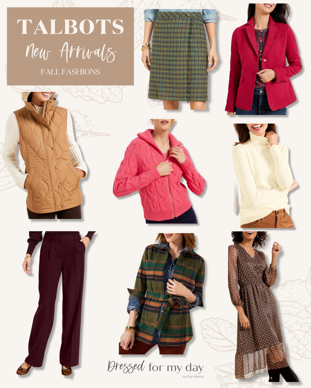 Talbots New Arrivals: Fall Fashions - Dressed for My Day