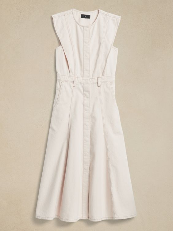 ELLA MIDI DRESS / BEIGE