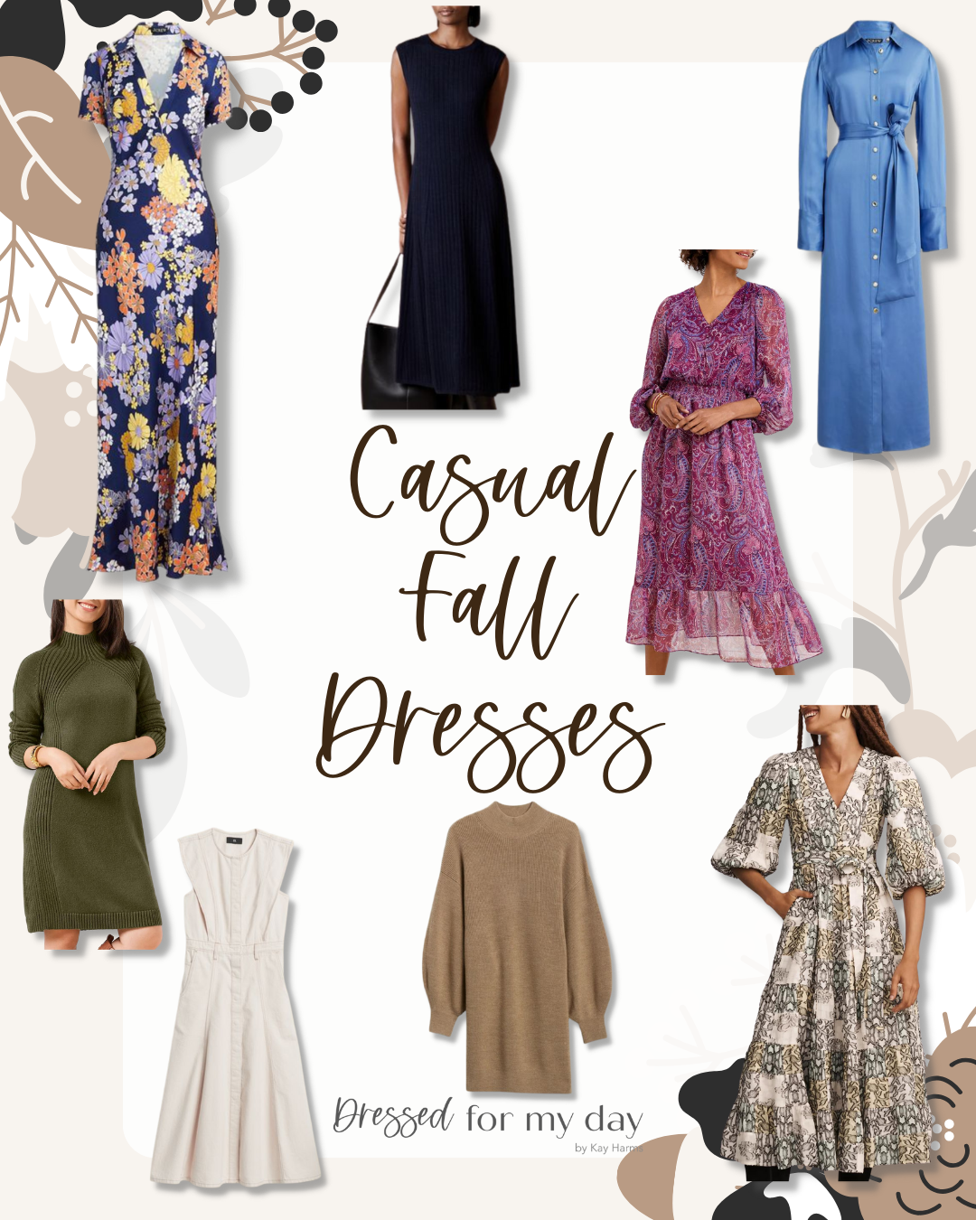 Casual Fall Dresses - Dressed for My Day
