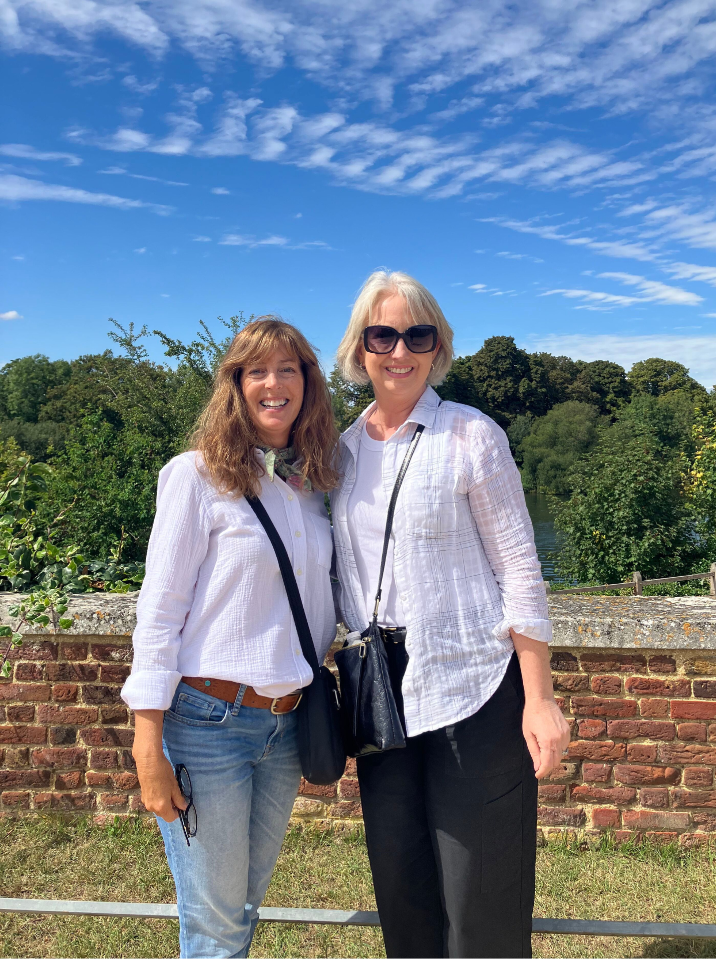 Candy and me at Hampton Court Castle