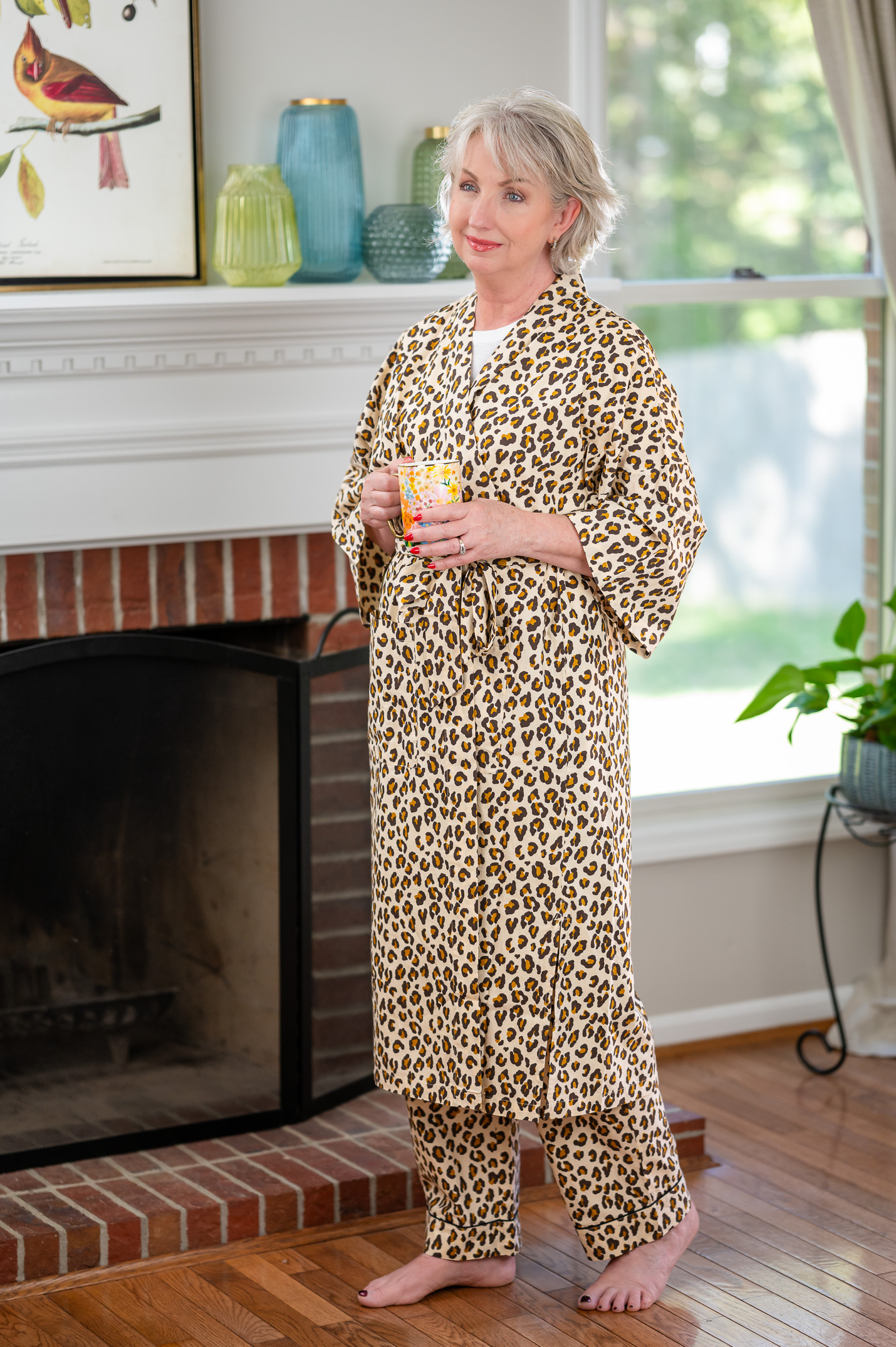 Lounging Leopard Robe