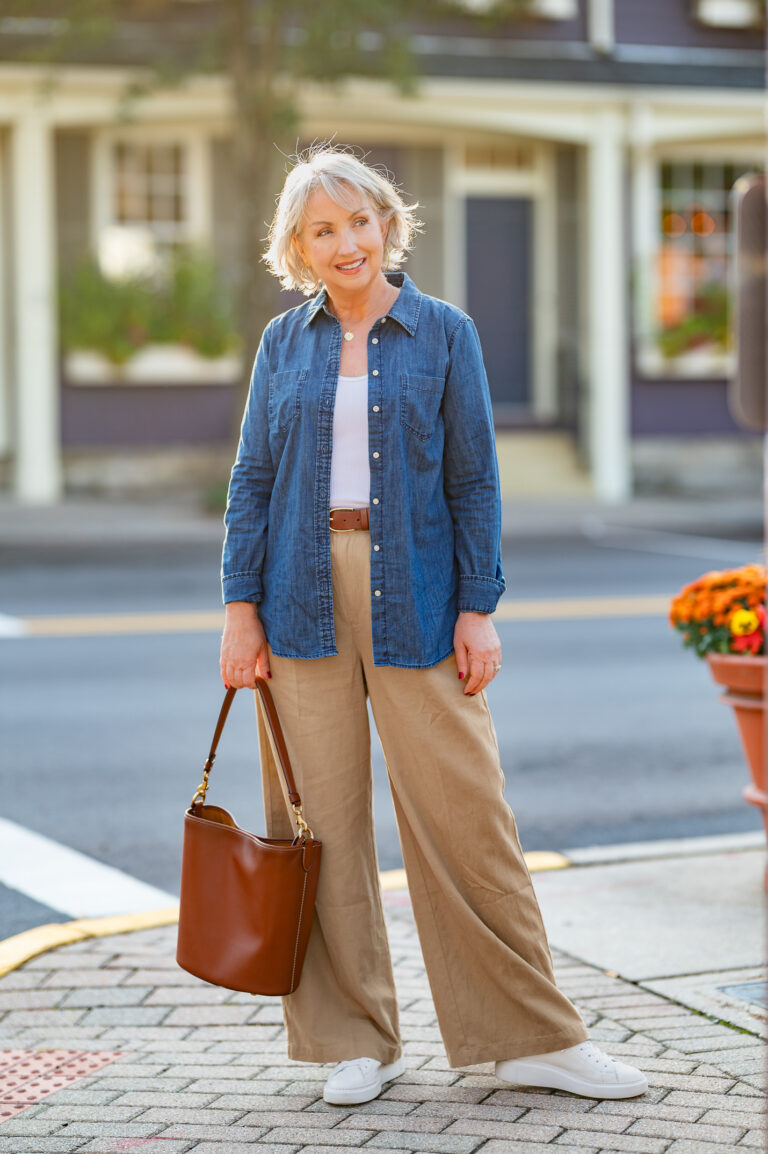 2 Ways to Wear Wide-Leg Casual Pants - Dressed for My Day