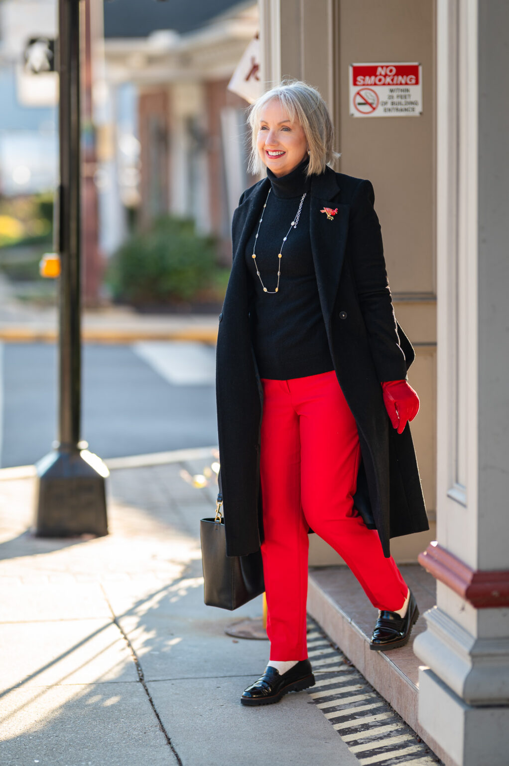 One Winter Outfit from Daytime to Festive - Dressed for My Day