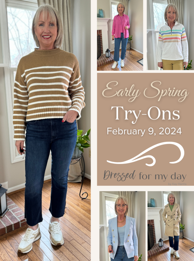 Early Spring Fashion Try-Ons - Dressed for My Day