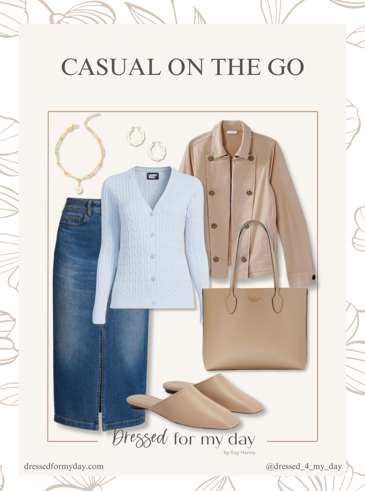 Casual On the Go Style Inspiration Board