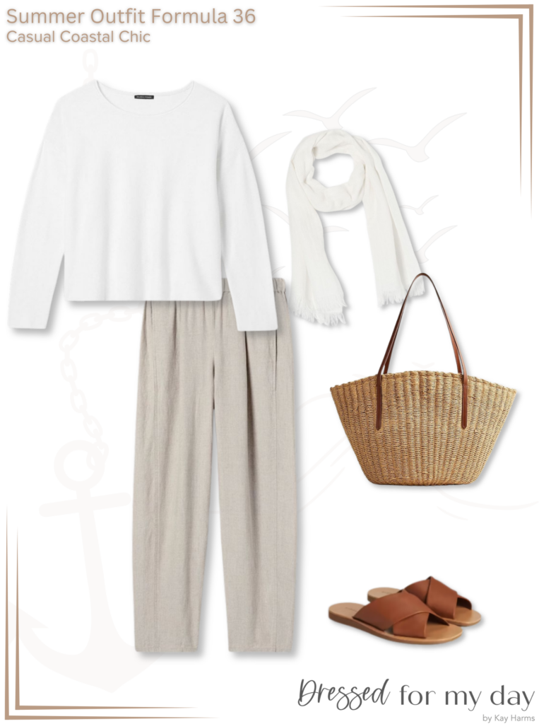 Ultimate Casual Coastal Chic Capsule Wardrobe - Dressed for My Day