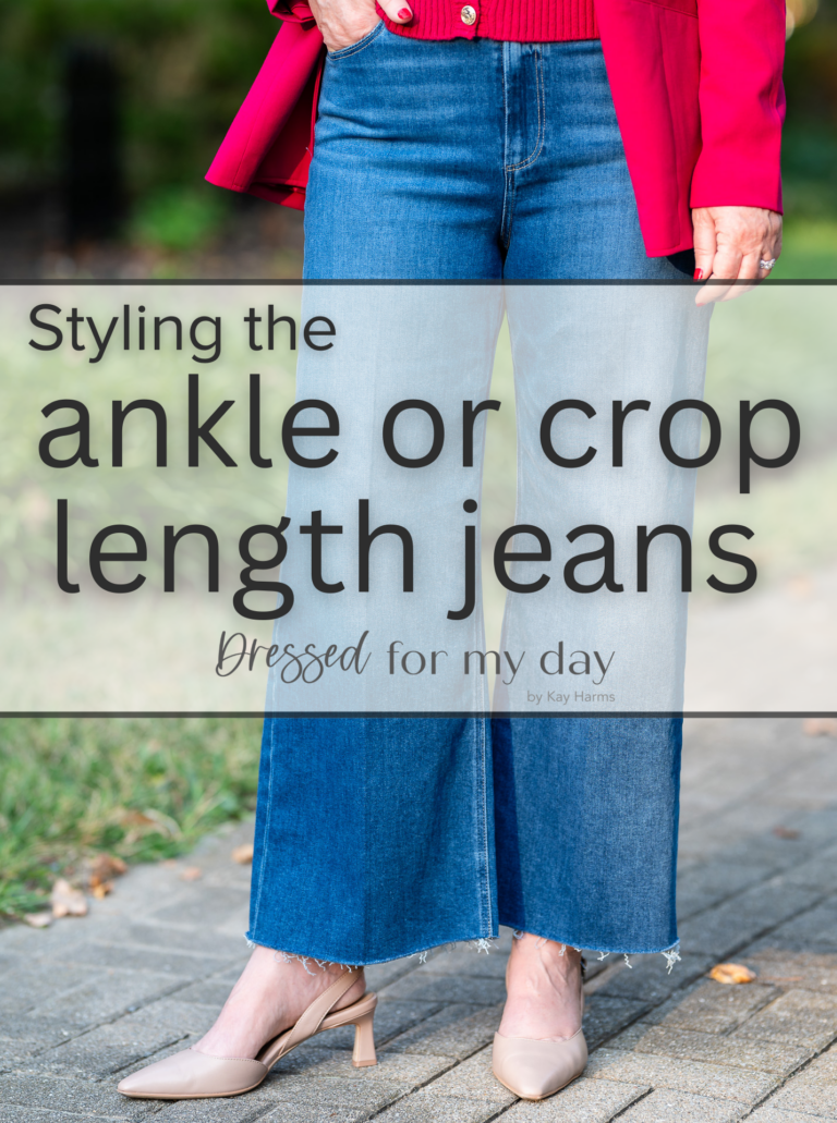 Styling Ankle or Crop Jeans for Early Fall - Dressed for My Day