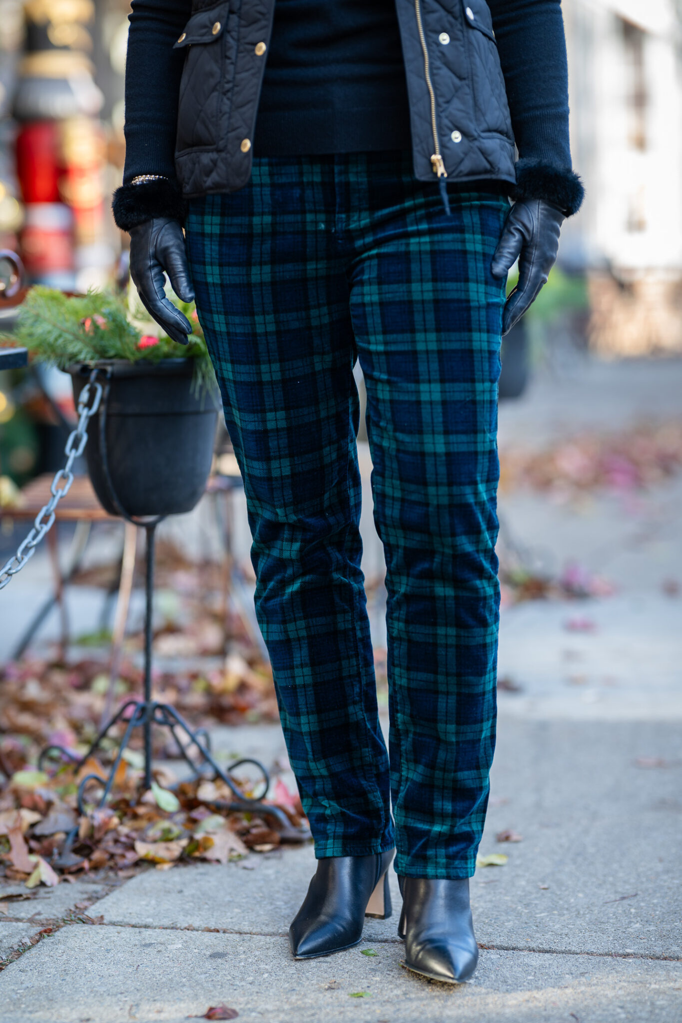 Blackwatch Modern Tartan Plaid Sling Bag main image 1
