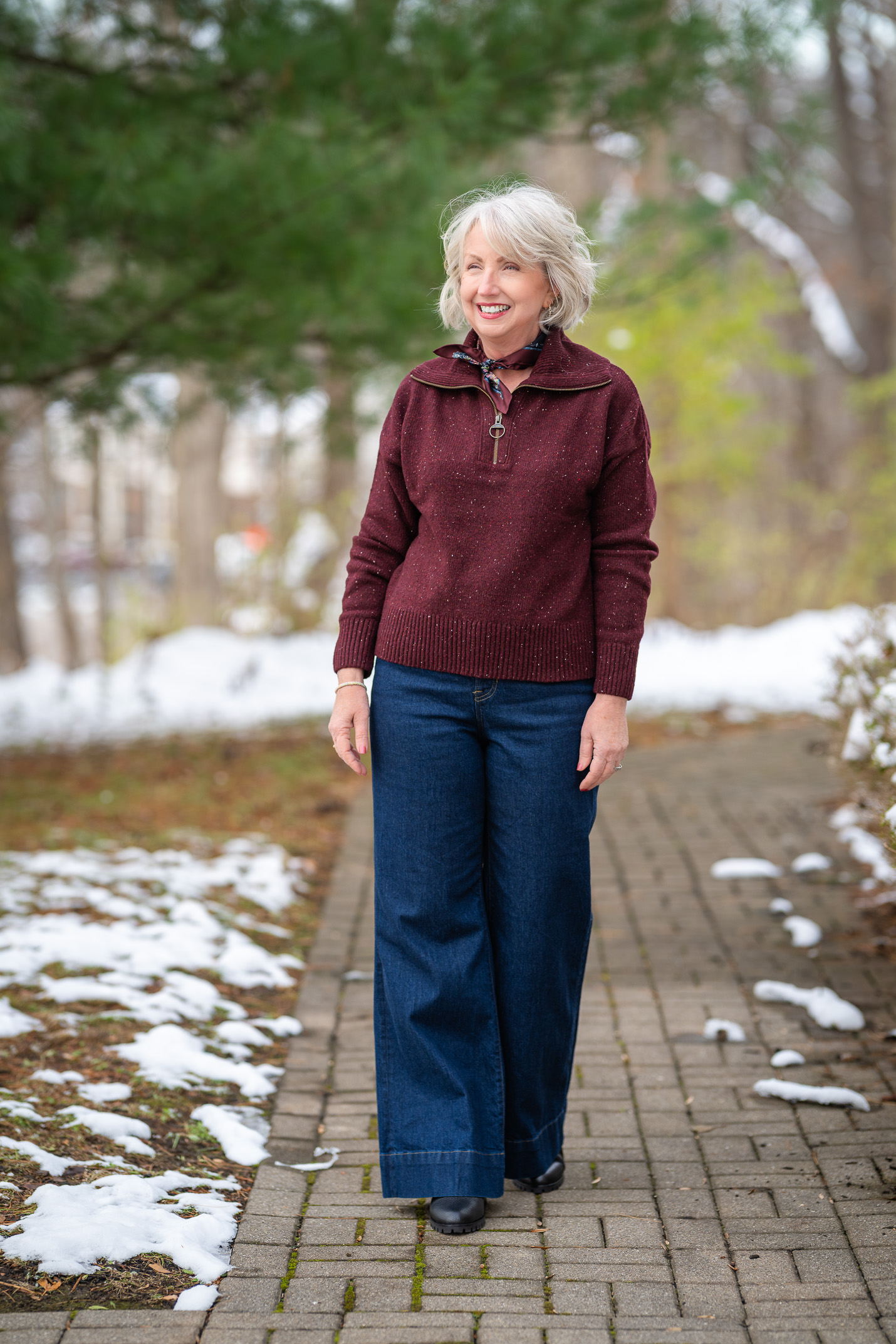 Stylish Winter Outfit for Women Over 50