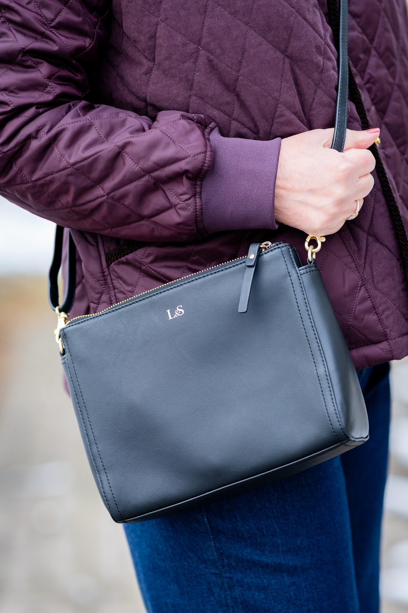 Classic Leather Crossbody Bag for Women Over 50 from Lo & Sons