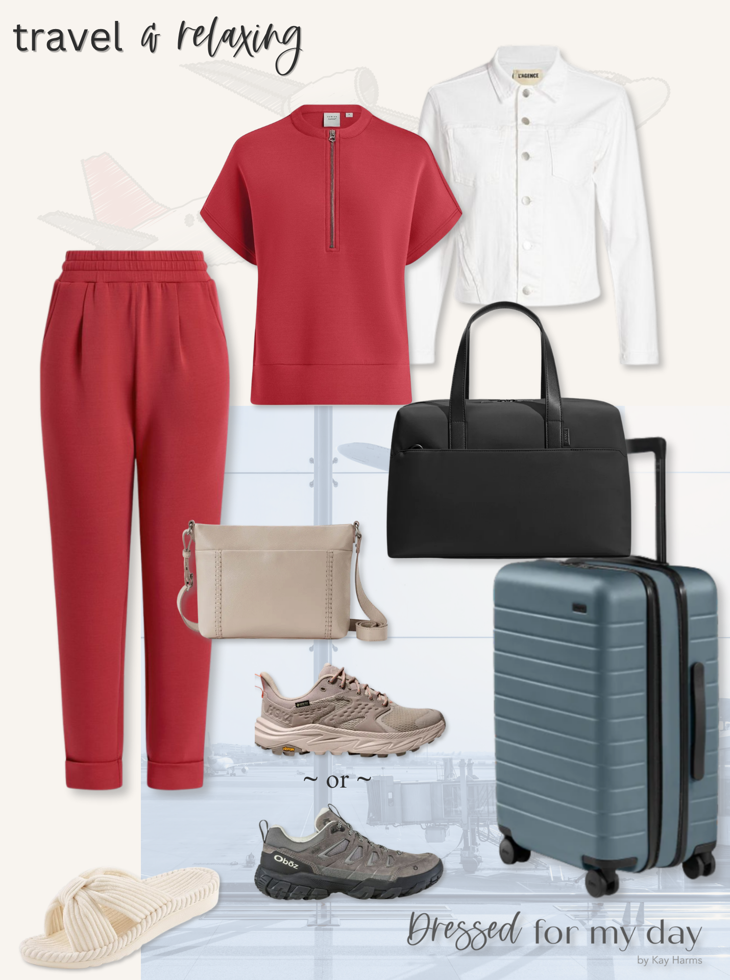 Travel to London and Relaxation Outfit