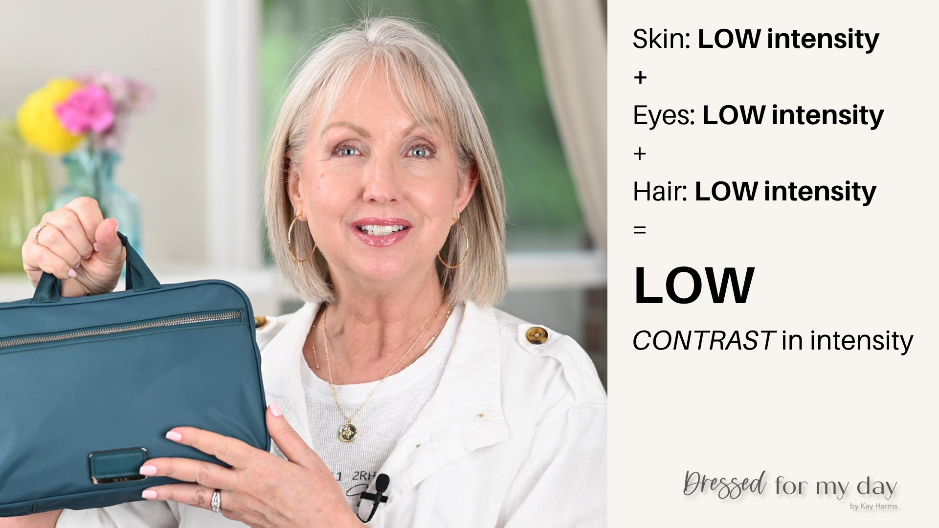 low contrast in intensity