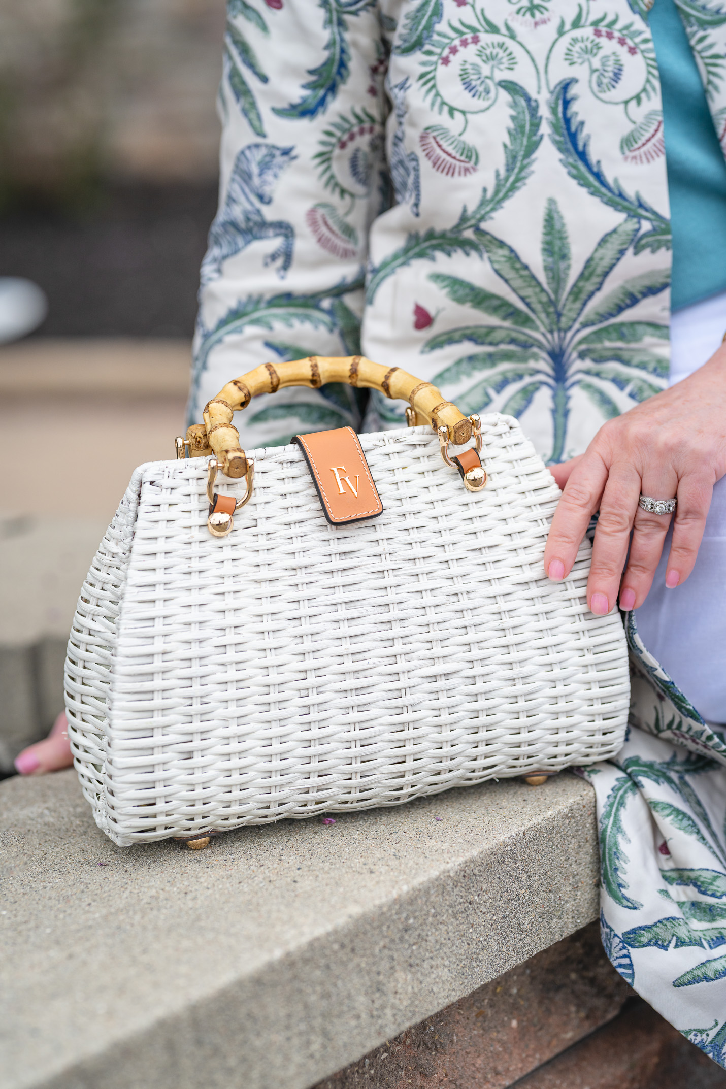 Wicker Bag from Frances Valentine