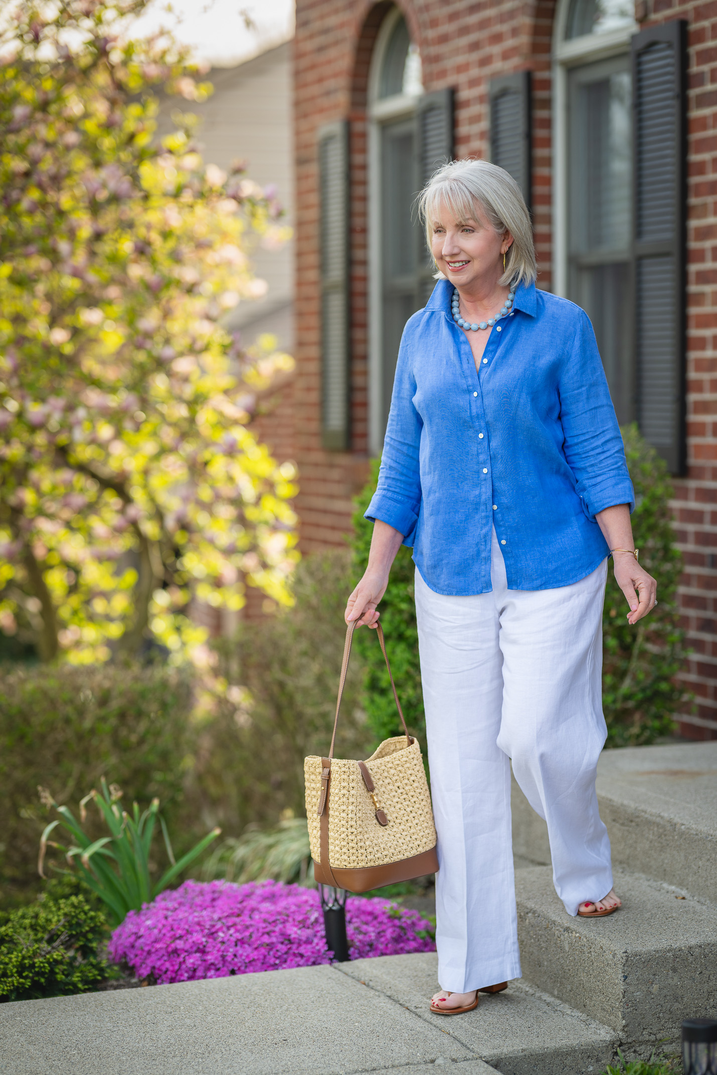 White Linen Pants