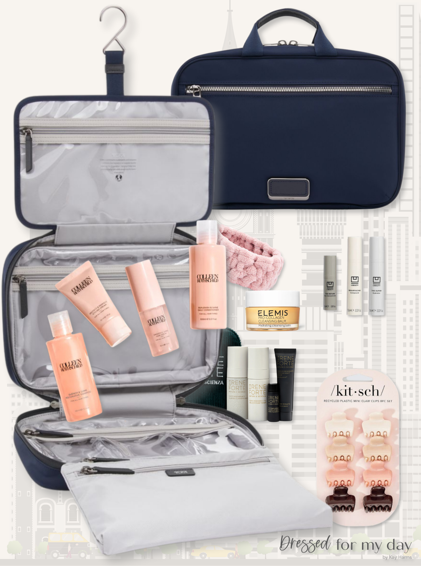 My Cosmetic Bag Travel Essentials for 10 Days in England 2