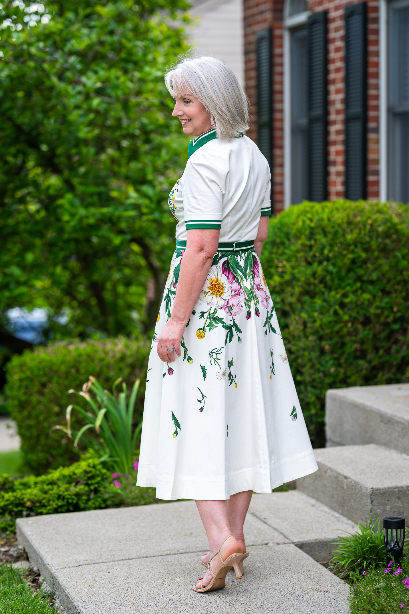 conservative by stylish wedding guest dress